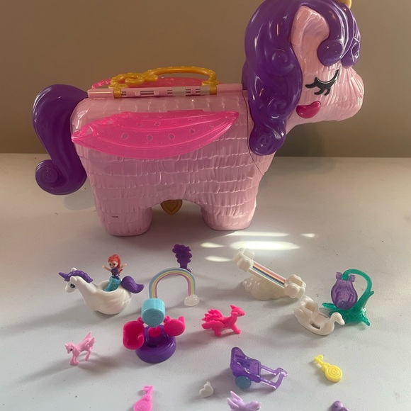 polly pocket Other - Polly Pocket Unicorn Playset and Accessories